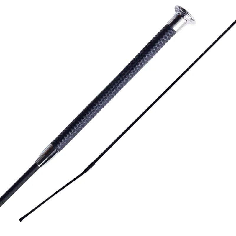 Woof Wear Diamond Dressage Whip in Navy and Silver